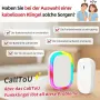 Безжичен звънец CallToU с LED цветни светлини цветен, със самозахранване, работи без батерии, снимка 7