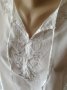 дамска бяла памучна блуза 
