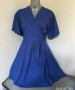 Дамска синя рокля, снимка 5