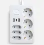 Разклонител кутия с европейски шуко контакти и USB портове, снимка 2