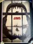 Ретро плакат "Челюсти" (Jaws) – Висококачествен канавас (платно), снимка 1
