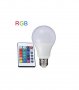 LED КРУШКА - 5W ИЛИ 7W E27 A60 RGB С ДИСТАНЦИОННО - код 1465, снимка 2