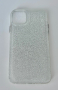 Калъф за iPhone 11 Pro Max, прозрачен кейс за iphone, чисто нов, с блестящ сребрист гръб, снимка 2