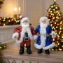 Декоративен дядо Коледа с пайети – Стилен акцент за всеки дом, снимка 8
