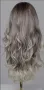 Дълга сива вълниста перука, снимка 3