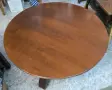 Кръгла трапезна сгъваема маса, снимка 2