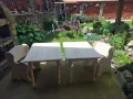 Етажерка от дърво,масичка,детско столче, снимка 7