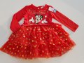 Коледна рокля Мини Маус 9-12 месеца - НОВА, снимка 5