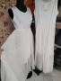 Промо !!! Дълга бяла рокля,тюл,тип СОЛЕЙ, снимка 1 - Рокли - 36377092