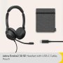 Jabra Evolve2 30 SE Кабелни шумопотискащи стерео слушалки с 2 микрофона, снимка 2