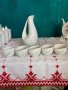 Рядък, Ретро порцеланов сервиз за ракия - Изида ❤️, снимка 1 - Антикварни и старинни предмети - 44352574