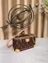 Louis Vuitton Дамска Чанта Тип Куфар С Къса И Дълга Дръжка И Верижка - Различни Цветове Код E88, снимка 12