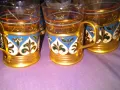 	Стакани Подстакани СССР руски 6броя -6 чаши 2вида х3бр рисувани емайл маркировка, снимка 6