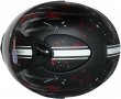 Каска за мотор protectWEAR, street design черно/червено, S 55-56 см, снимка 2