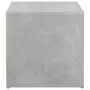 vidaXL Кутия с чекмедже, бетонно сива, 40,5x40x40 см, инженерно дърво, снимка 8