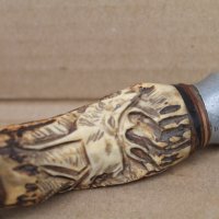 Немски ловен нож ''Doppelren Solingen'', снимка 12 - Антикварни и старинни предмети - 42611862
