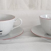 Две порцеланови чашки с чинийки Kronester Bavaria., снимка 1 - Колекции - 42425267