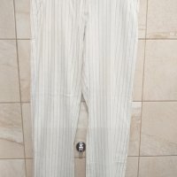 Ленен панталон с широки крачоли, снимка 1 - Панталони - 29230267