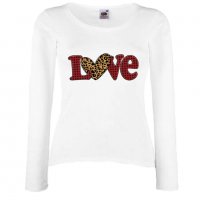 Дамска тениска Love Gnome Valentine's 9, снимка 3 - Тениски - 35552031