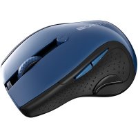 Мишка Безжична CANYON CNS-CMSW01BL 1600dpi 6 btn Синьо-Черна с Blue LED оптичен сензор, снимка 4 - Клавиатури и мишки - 30326422