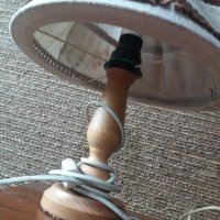  Ретро Настолни лампиони- красиви с дантели , снимка 12 - Настолни лампи - 30838714