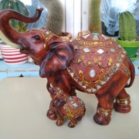 Декоративна фигура слон, снимка 6 - Статуетки - 40600514