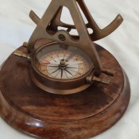 Магнитен компас- старинен корабен уред- реплика, снимка 7 - Антикварни и старинни предмети - 37956314