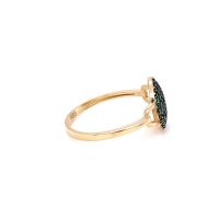 Златен дамски пръстен 1,85гр. размер:56 14кр. проба:585 модел:21863-1, снимка 3 - Пръстени - 44201860