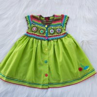 Детска рокля Catimini  размер 74-80см., снимка 8 - Бебешки рокли - 37468656