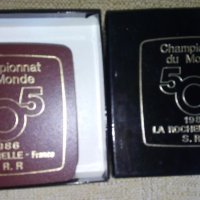 12бр кожени подложки за питиета на championnat du monde 1986 la rochelle , снимка 2 - Колекции - 29373692