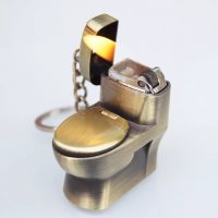 Запалка - тоалетна, газова, метална, ключодържател , снимка 7 - Запалки - 31806912