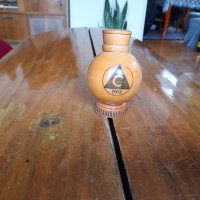 Стара дървена ваза Славия, снимка 1 - Други ценни предмети - 34197051