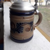 Стара немска халба за бира Goebel, снимка 1 - Антикварни и старинни предмети - 40241342
