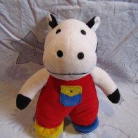 Детска плюшена играчка крава дрънкалка, снимка 1 - Плюшени играчки - 30265699