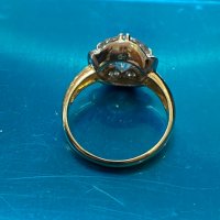 Златен дамски пръстен, снимка 5 - Пръстени - 39790475