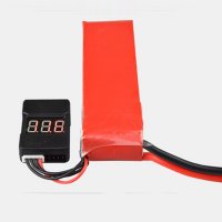 BX100 1-8S Lipo Battery Voltage Tester/ Low Voltage Buzzer Alarm/ Battery Voltage Checker , снимка 2 - Друга електроника - 35323419