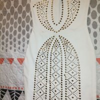 Красив модел бяла рокла, снимка 2 - Рокли - 36971385