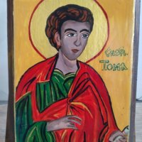 Икона на свети Тома, снимка 6 - Икони - 34064171