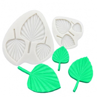 Оригами листо листа тропически силиконов молд форма фондан шоколад гипс декор торта, снимка 6 - Форми - 36541636