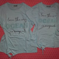 Тениски за мама и дете! 100% памук, снимка 4 - Детски тениски и потници - 36861433