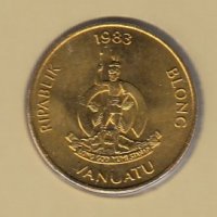 2 вату 1983, Вануату, снимка 2 - Нумизматика и бонистика - 38653501