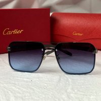 Cartier висок клас мъжки слънчеви очила с дървени дръжки, снимка 6 - Слънчеви и диоптрични очила - 42765597