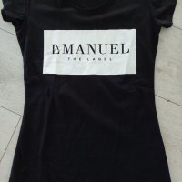 Нова черна тениска емануел, снимка 1 - Тениски - 40172823