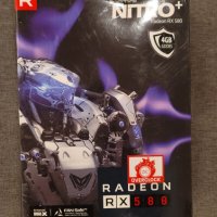 Продавам Sapphire NITRO+ Radeon RX 580 4GB+нови вентилатори и екстри, снимка 1 - Видеокарти - 38071789