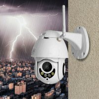 Безжична IP камера 3 MP за външно наблюдение WI-FI Full HD IP66, снимка 1 - IP камери - 31109235