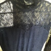 Дамско финно поло дълъг ръкав с дантели, снимка 3 - Блузи с дълъг ръкав и пуловери - 29995577