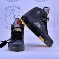 Nike Air Jordan 5 Off-White, снимка 4 - Маратонки - 44313832