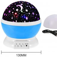 Лампа проектор звездно небе Star Master , снимка 4 - Настолни лампи - 37051571