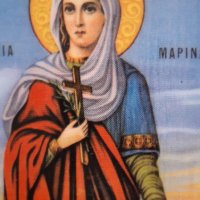 Икона на Света Марина ikona sveta marina, снимка 2 - Икони - 20613315