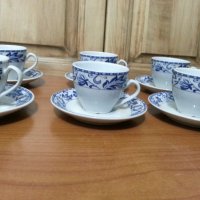 Стар български порцелан чаши за кафе , снимка 1 - Антикварни и старинни предмети - 38504695
